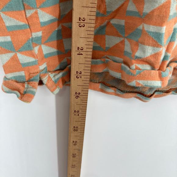 Howler Bros Geometric Orange Green Retro Short Sleeve Tee Men’s Medium Cotton - Picture 12 of 12